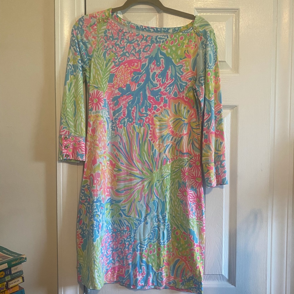 Lilly Pulitzer 3/4 sleeve cotton dress